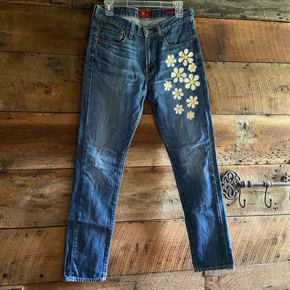 Handpainted Lucky Brand Jeans